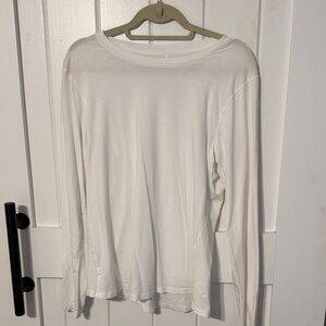 Lululemon long sleeve white shirt tee love? 12